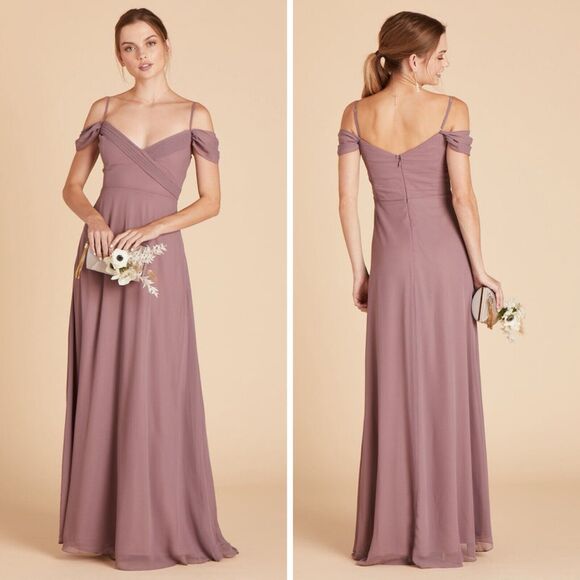 NWT Birdy Grey Womens Spence Convertible Bridesmaid Dress XXL Dark Mauve Wedding - Picture 2 of 16